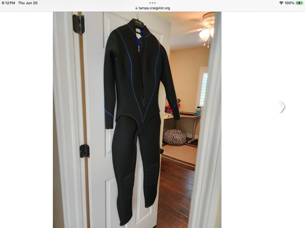 Oceanic 2 Piece Scuba Suit