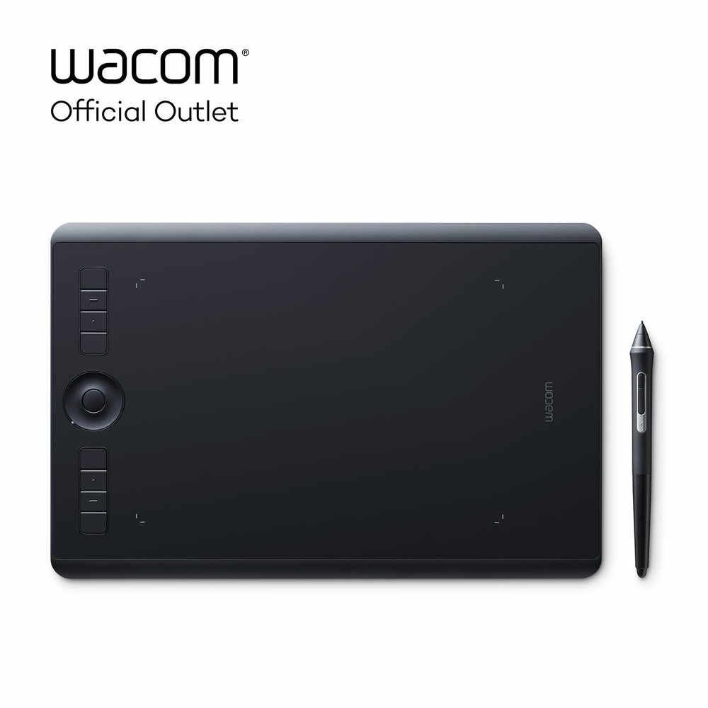 Wacom Intuos Pro Medium Digital Graphic Drawing Tablet, SHPTH660, Used