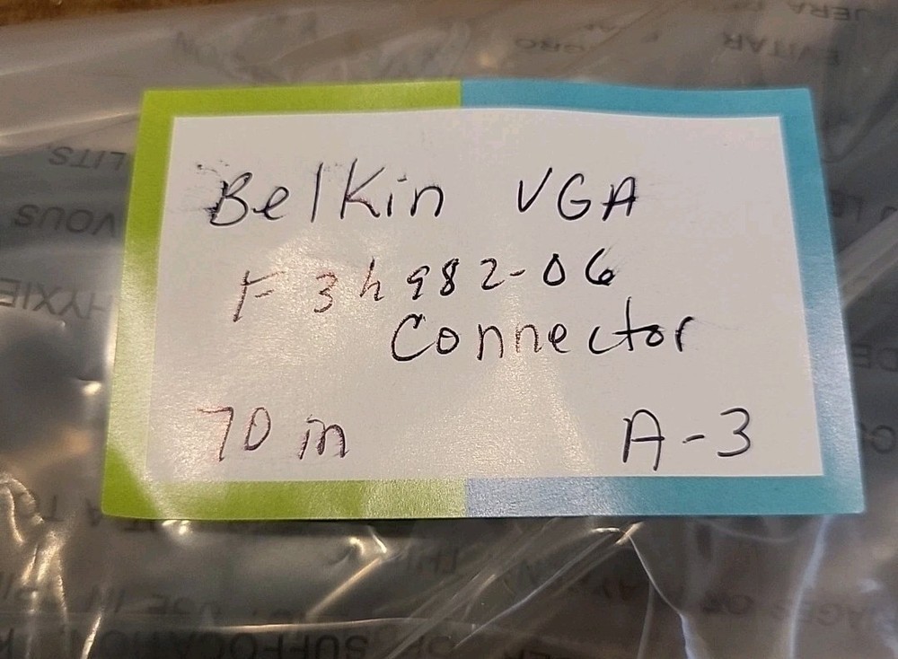 BELKIN VGA (Video Graphics Array) connector F3h982-06 70in