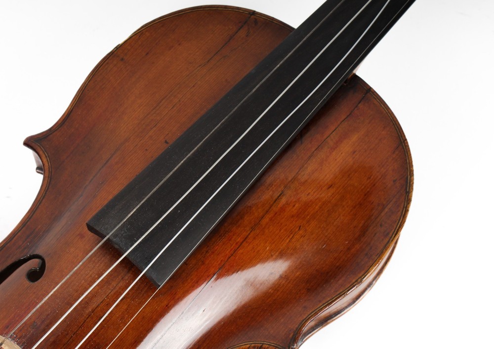 Francesco Ruggeri Model Violin, Alligator Leather Case