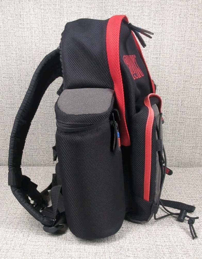 SWIX Backpack Small Bag Black Red 16" x 14"