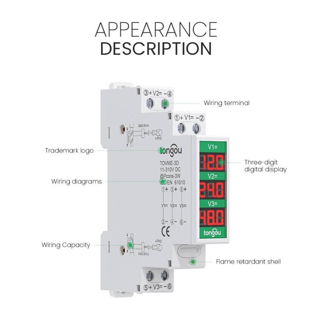Innovative Design Meets Functionality in this Dual Way Volt Meter on Rails