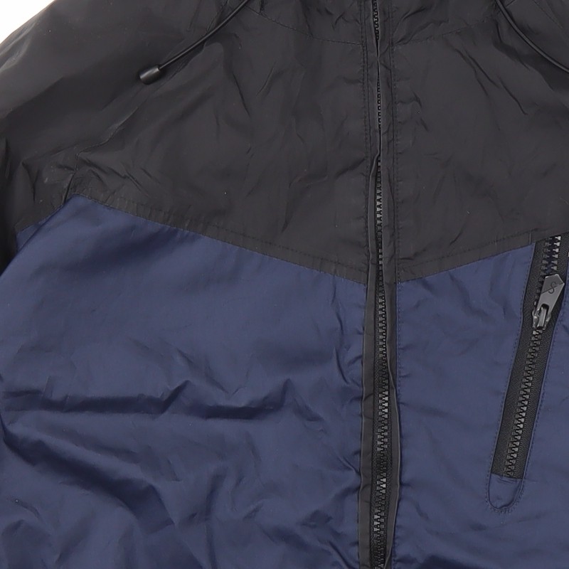 Broken Standard Men's Black Blue Windbreaker M