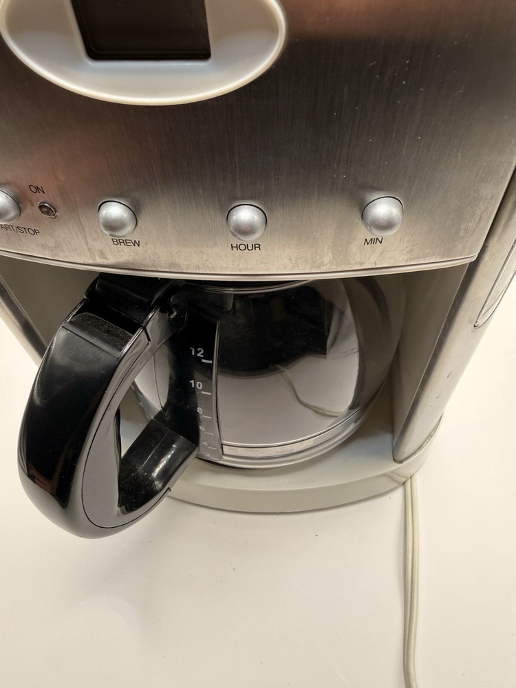 Gevalia XCC-12 Kaffe Programmable 12 cup Coffee Maker Stainless-tested