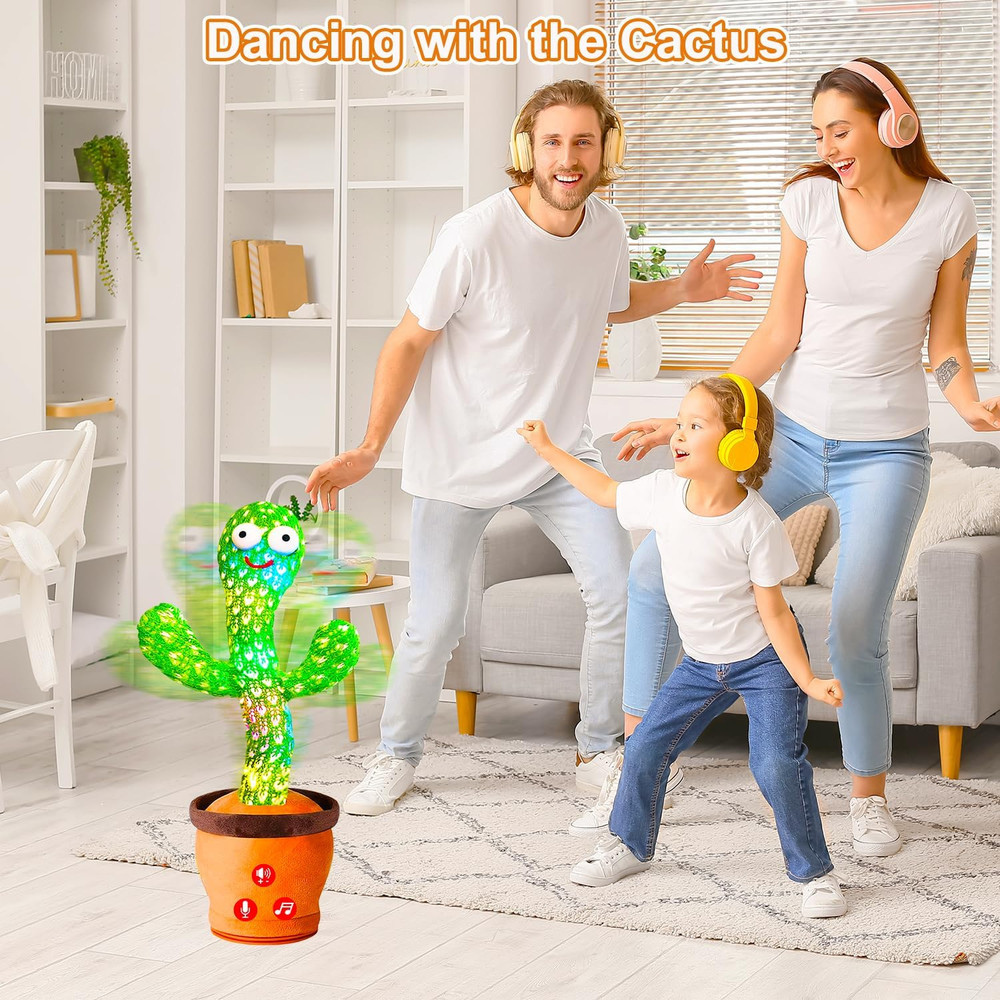 Interactive Dancing Cactus Toy for Babies and Toddlers - Volume Adjustable