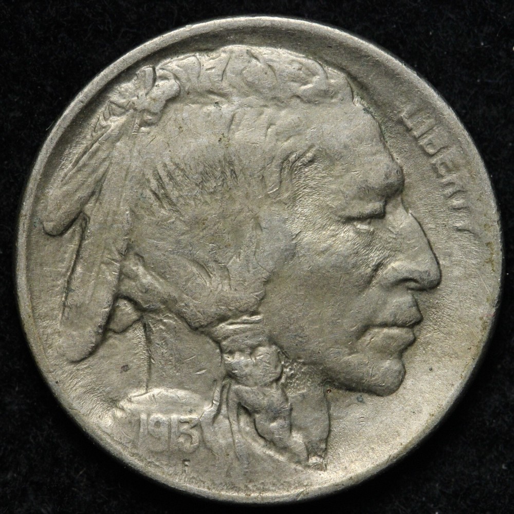 1913 TYPE 2 Buffalo Nickel AU+ E239 UWAP