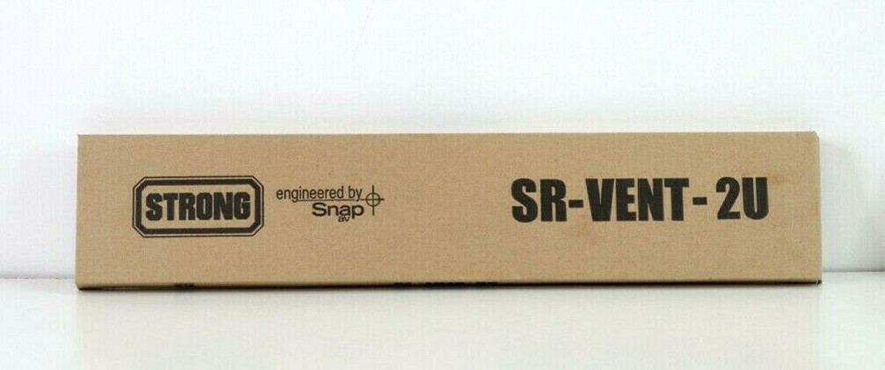 Snap AV/ Strong Vented Blank Panel SR-VENT-2U For Middle Atlantic Racks etc e337