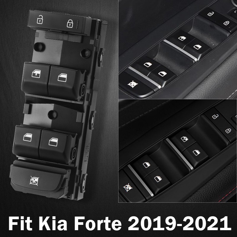Left Driver Master Power Window Switch Control For 2019 2020 2021 Kia Forte