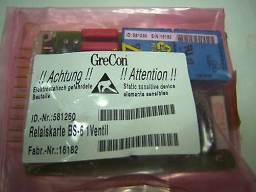 Grecon PC Board Card Relay 581260
