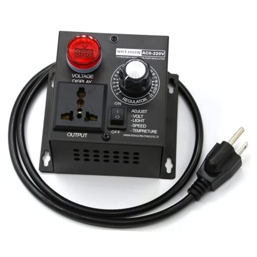 AC Motor Variable Speed Controller & Fan Speed Regulator - 15A 110V