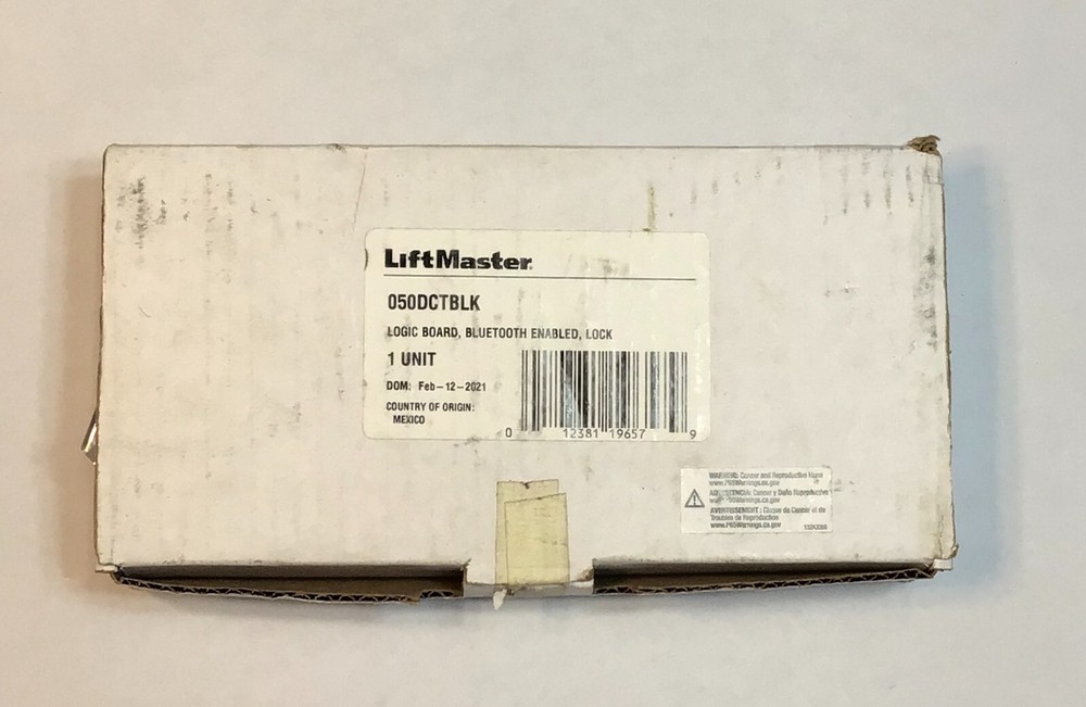 050DCTBLK Logic Board LiftMaster Bluetooth Enable Lock Capable 2/2022 Open Box
