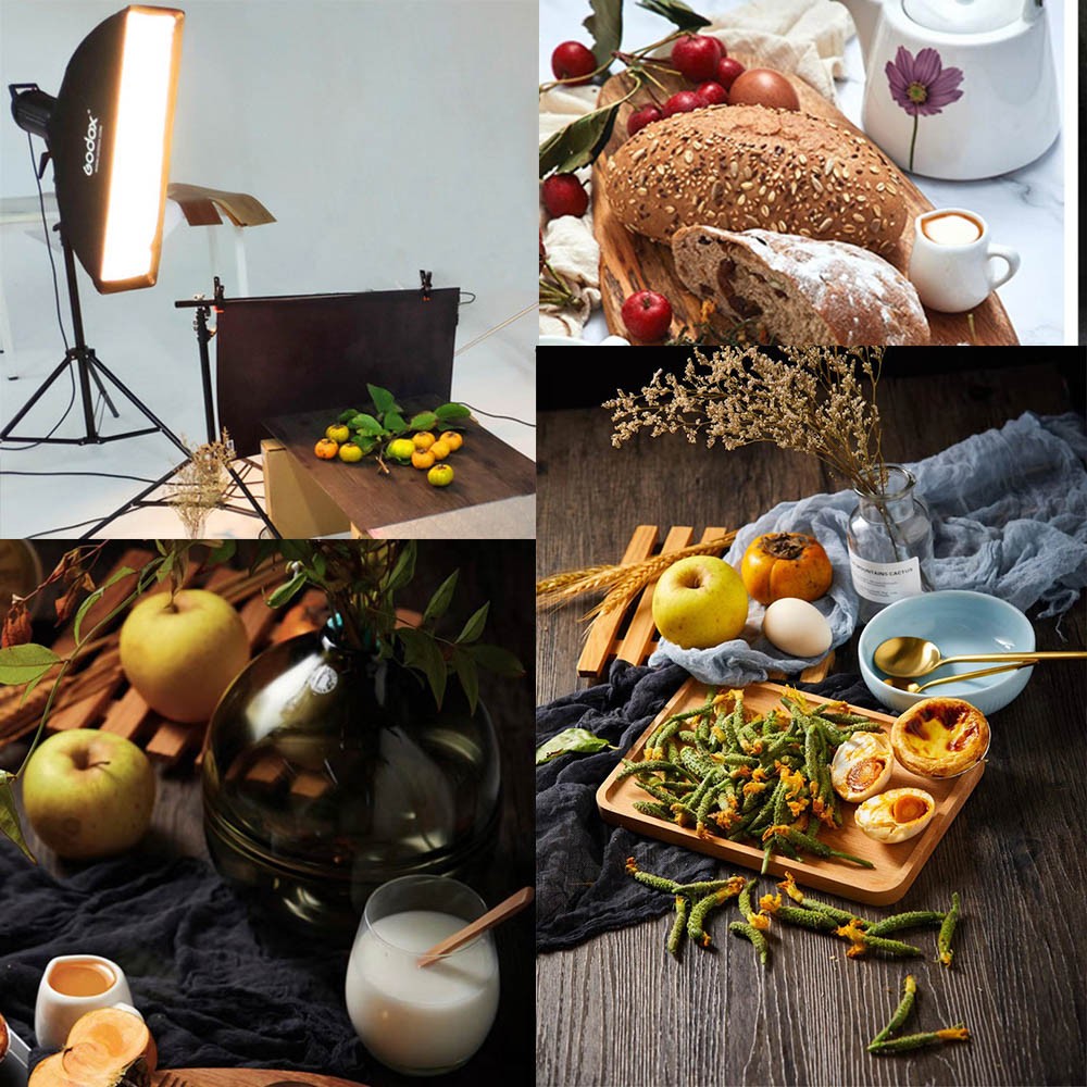 2Pcs Godox 35*160cm Studio Rectangular Softbox For Portrait Product Photography