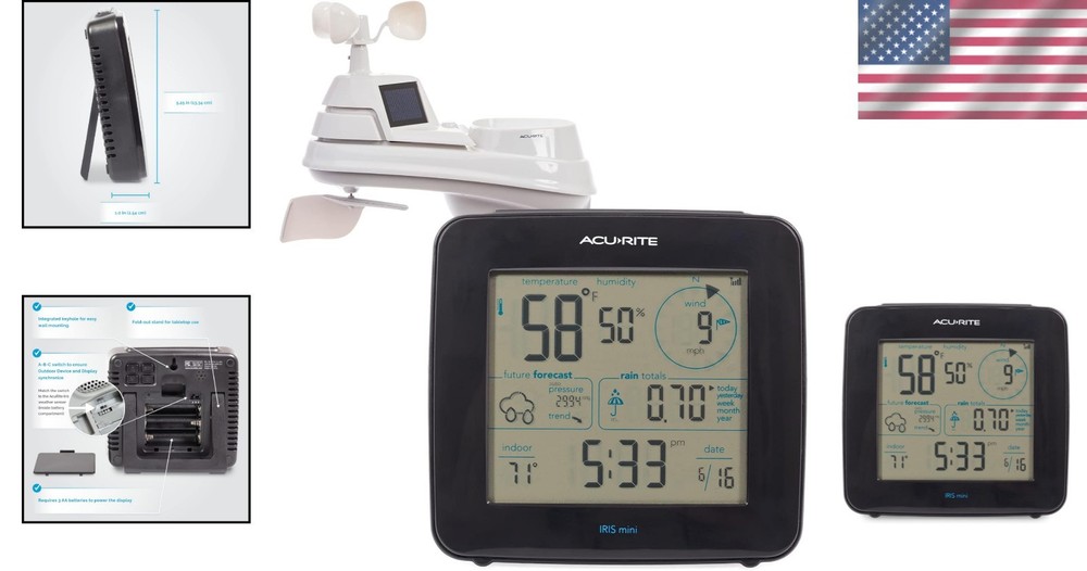 Iris Weather Station with Mini Wireless Display