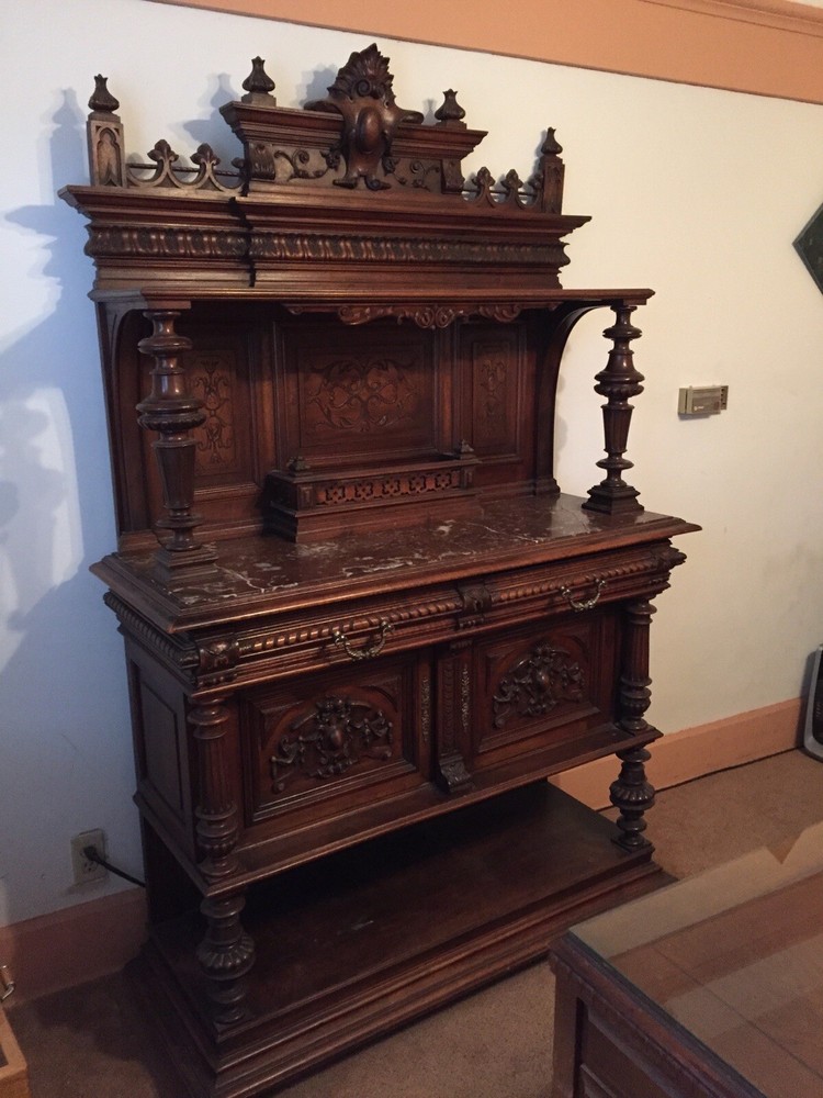 Antique Ornate Sideboard
