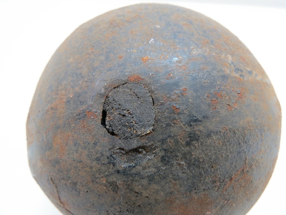 4 INCH CAST IRON BINNACLE BALL COMPENSATOR COMPASS (D3.5A674)