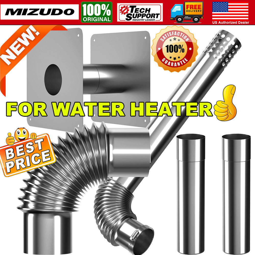 Vent Kit Replacement for Gas Tankless Water Heater Direct Vent Steel Stainless