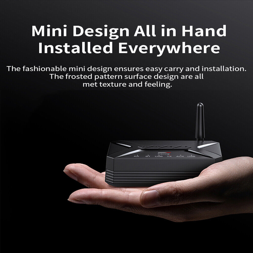 Long Range Bluetooth Transmitter Receiver Wireless for Home Stereo Audio Adapter