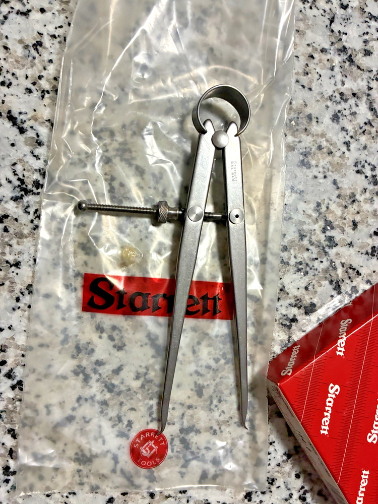 Starrett No. 184 Inside spring caliper 6" capacity flat leg