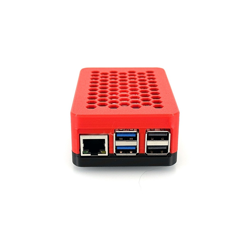 Raspberry Pi 5 Case for Official Raspberry Pi M.2 Hat+, Custom 3D-Printed