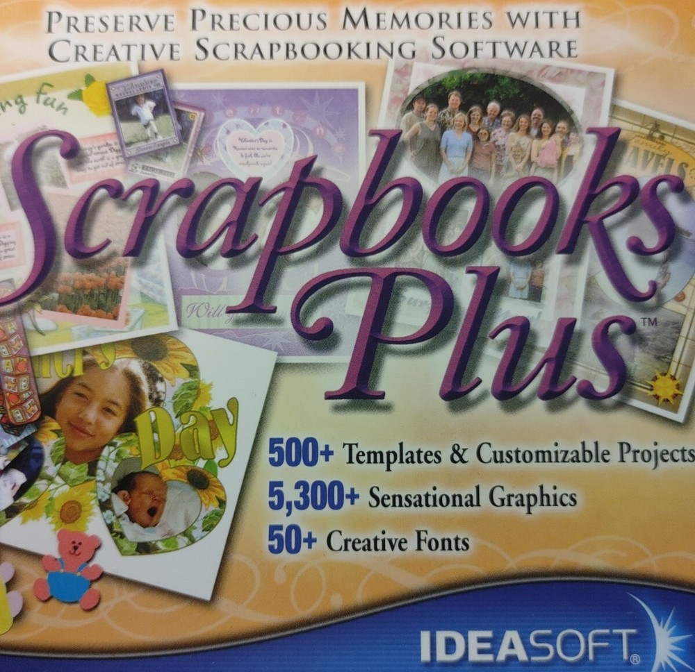 Scrapbook Plus IDEASOFT CD ROM 2004 M1