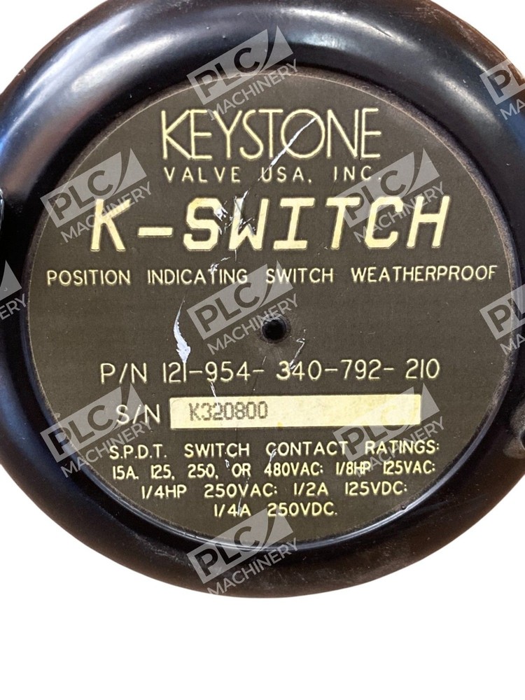 Keystone Position Indicating Switch Weatherproof K-Switch 121-954-340-792-210