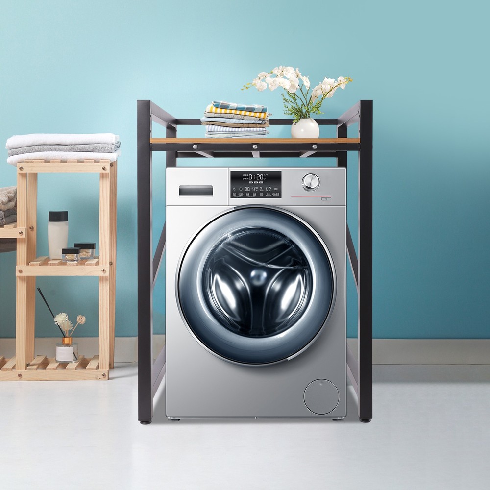 Height Adjustable Washing Machine Stacking Rack For Washer & Dryer Width ＜65cm