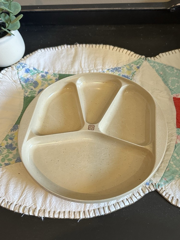 Littonware Microwave Divided Plate with Lid