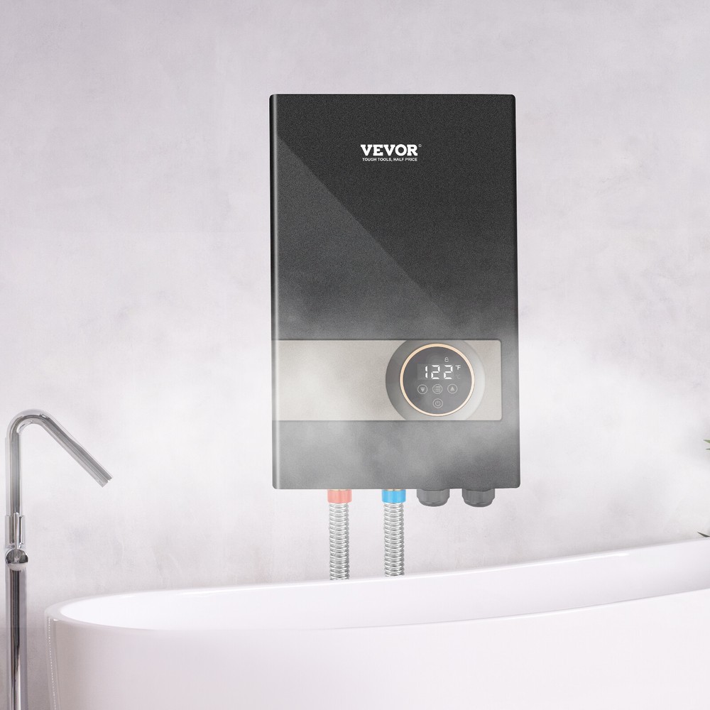 VEVOR 18KW Instant Hot Water Heater Electric Tankless On Demand Shower Boiler