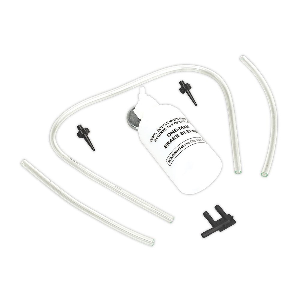 Sealey VS0201 Brake Bleeder Set with Container