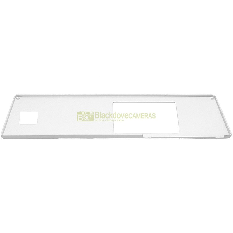 Original Mamiya Press 23 camera front end. Silver front plate replacement