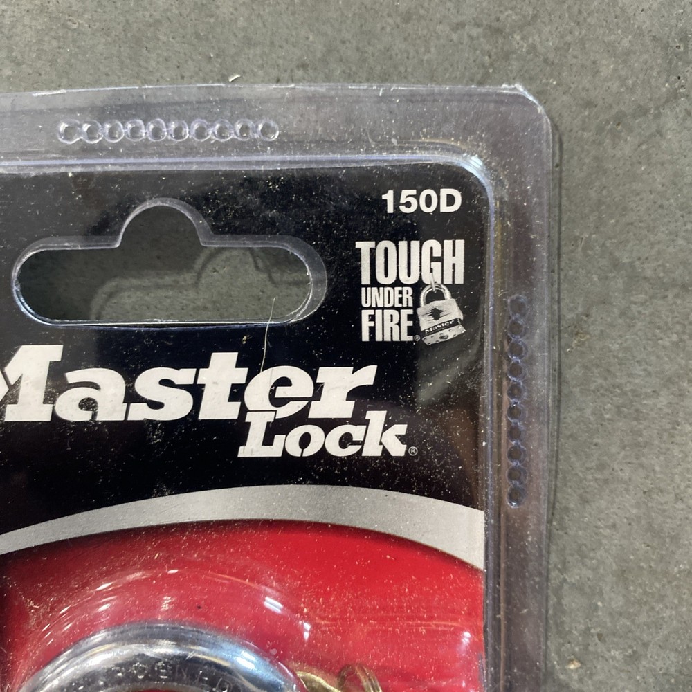 Master Lock Tough Under Fire 150D 2in Wide Solid Brass Body Security Padlock