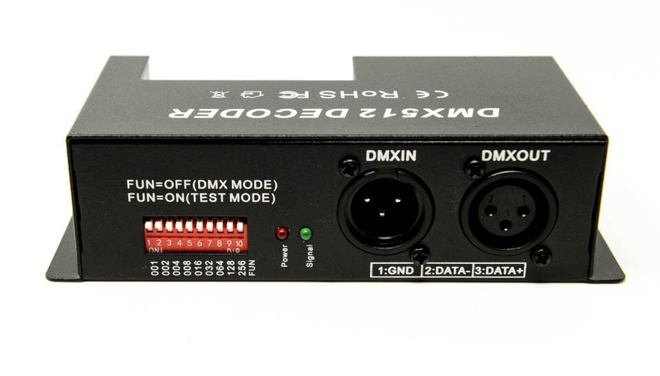 DMX Decoder RGBW PWM DMX512 Dimmer Driver RGBW LED Strip Light Controller