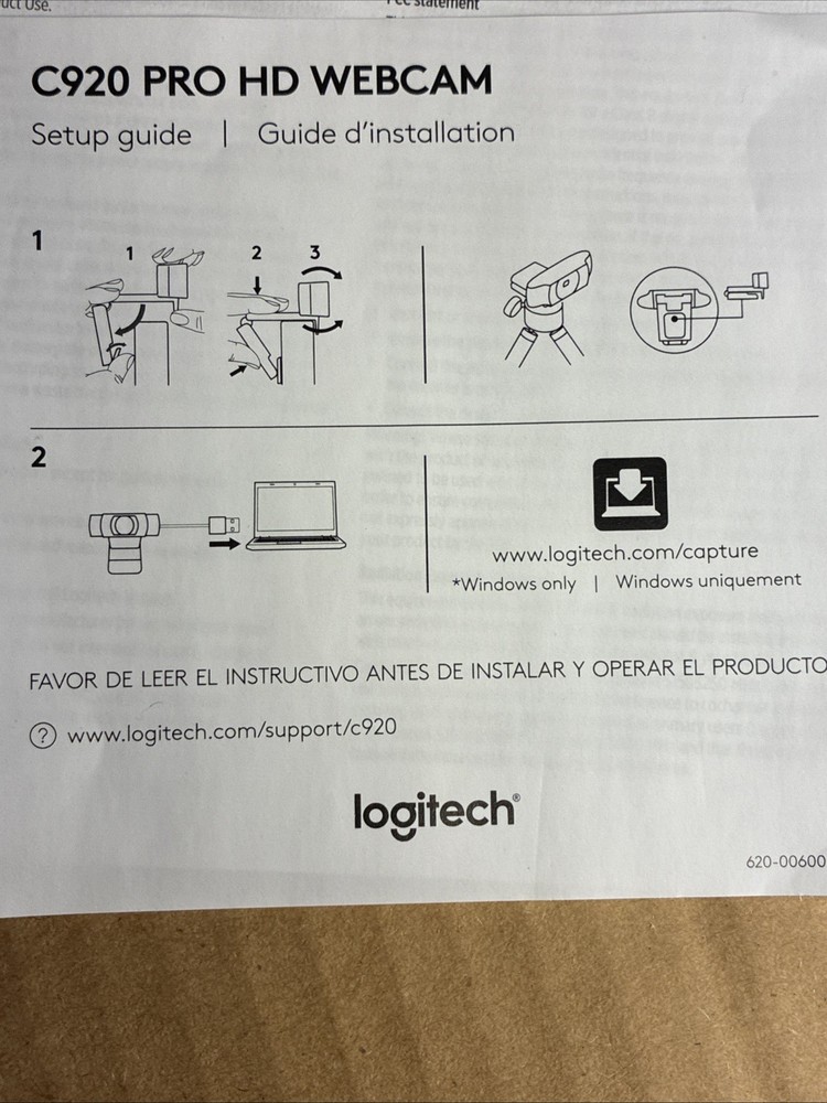 Logitech C920 PRO HD Webcam For Windows and Mac