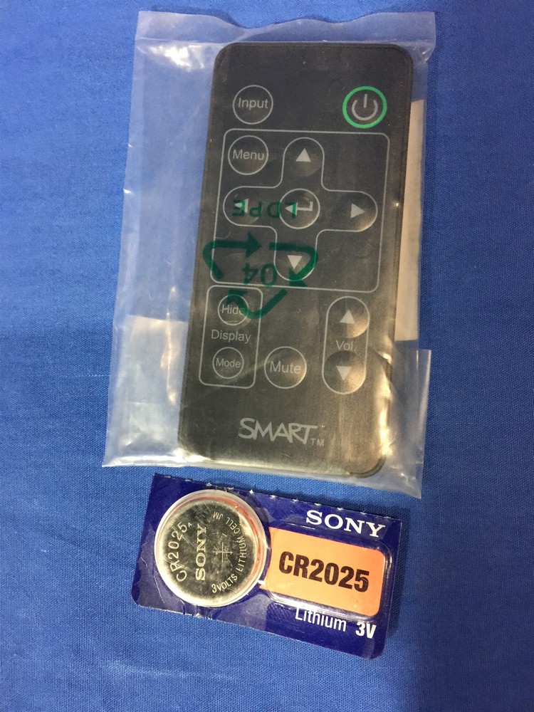 Smart Technologies Smart board Projector Remote 03-00131-20 w/battery FREE SHIP