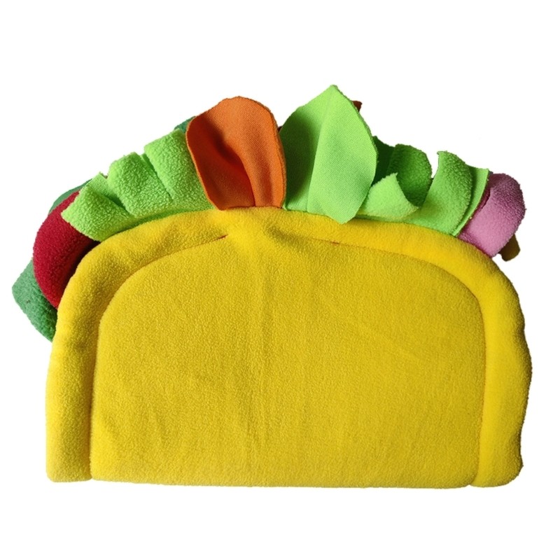 Plush Hamster Mouse Hideout House Mini Tacos Shape Model Hamster Nest