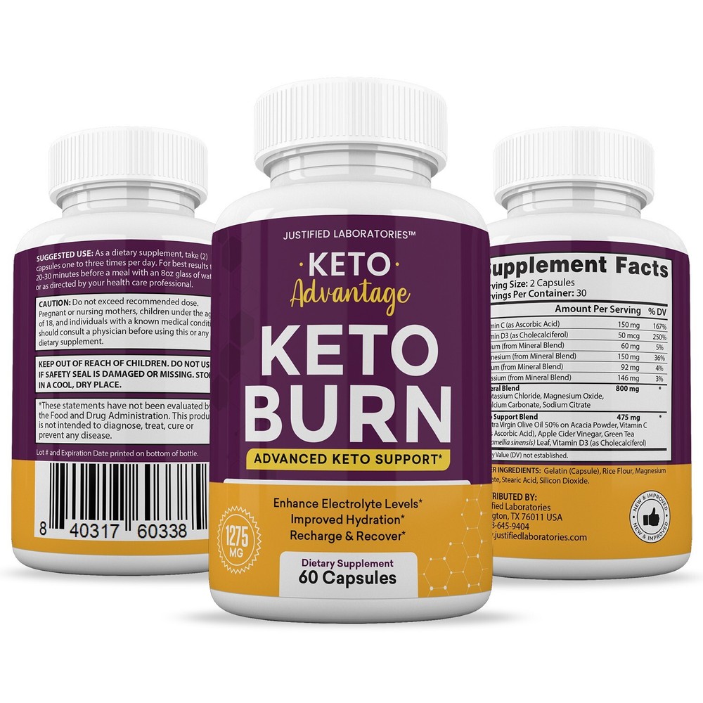 Keto Advantage ACV Pills 1275MG New Improved Formula 10 Pack
