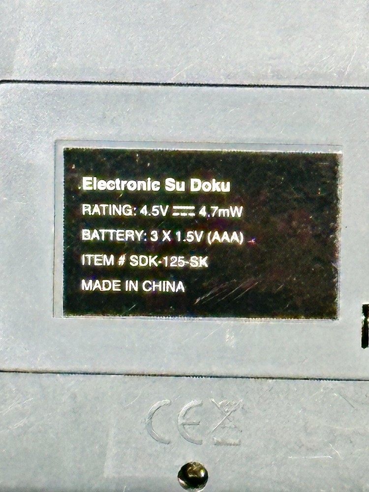 Sudoku & Word Search Handheld Electronic- Techno Source, Maximo Concepts