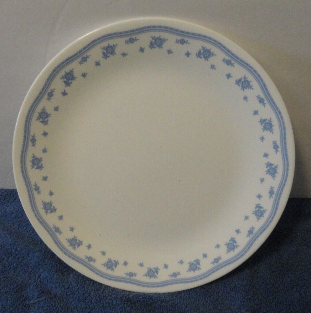 CORRELLE WARE DINNER PLATE Morning Blue Pattern Microwave Safe Replacement Piece