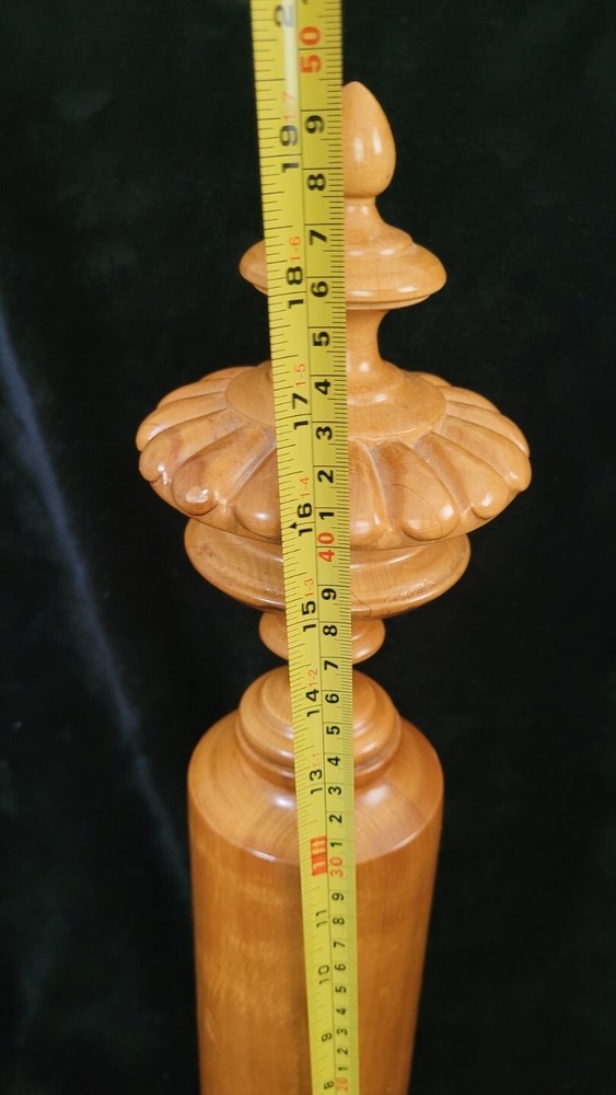 Wooden Turned Wood Pillar Post Ornate Architecture