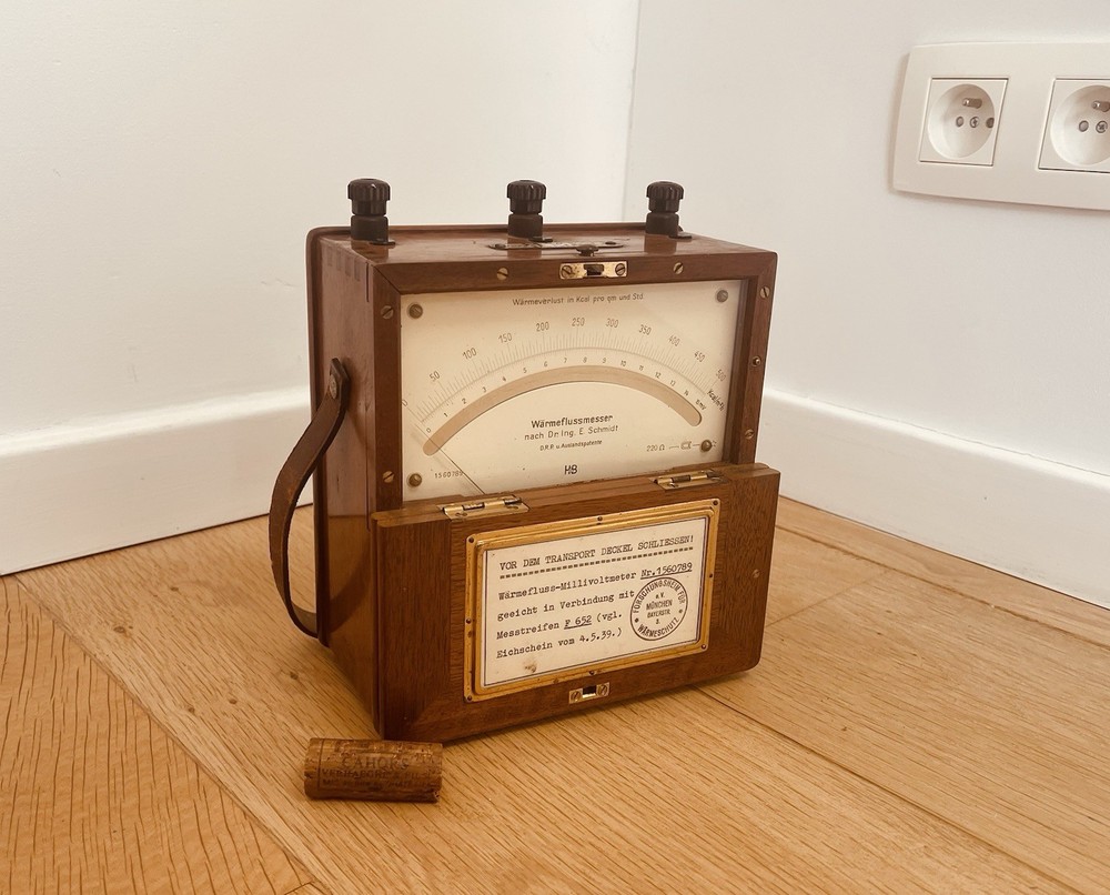 Heat Flow Meter by Dr. E. Schmidt – Hartmann & Braun, Germany, 1939