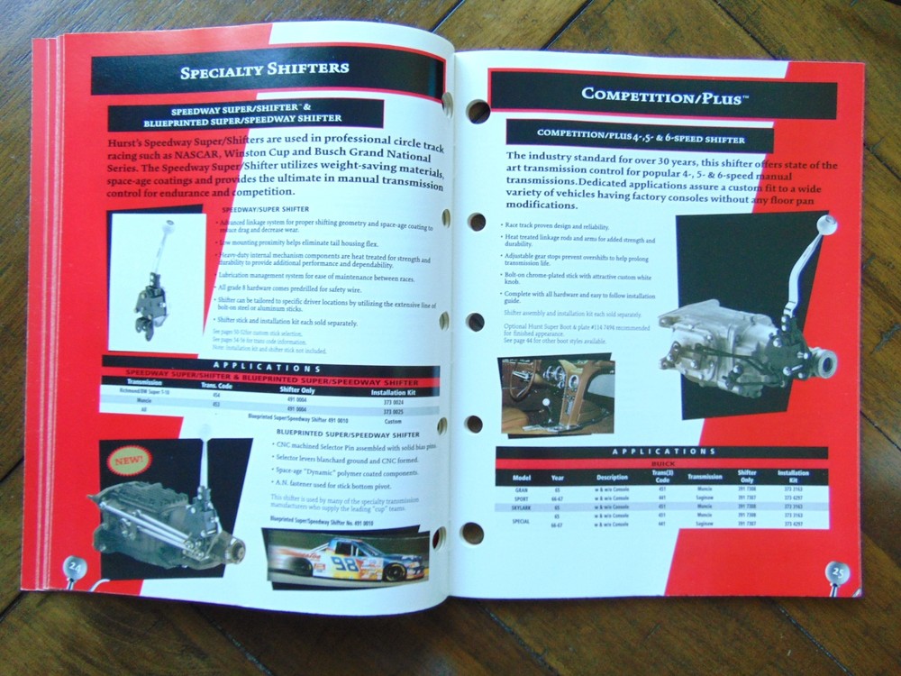 Vintage Original 1997 Hurst Performance Transmission Controls & Acc. Catalog