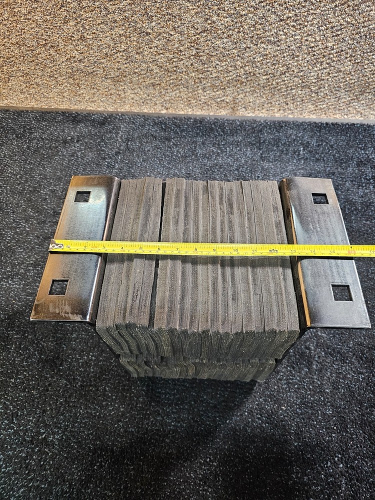 Extra-Thick Laminated Loading Dock Bumper 12" x 10" Recycled Rubber