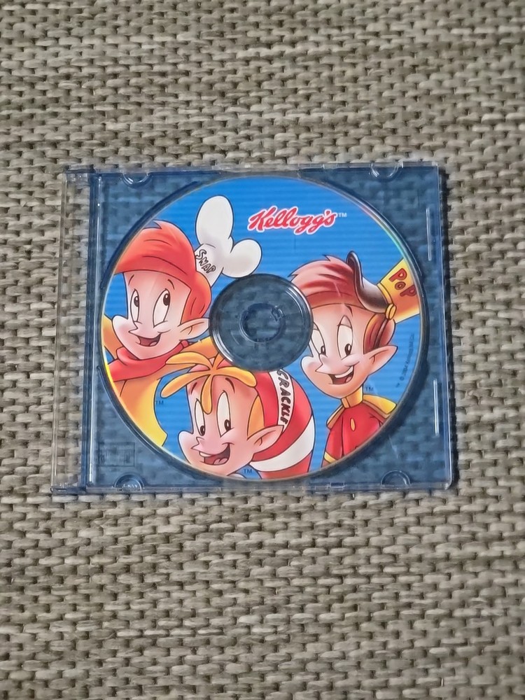 Kellogg's Talking Snap Crackle Pop Voice Activated Software CD CD-ROM Used 2004