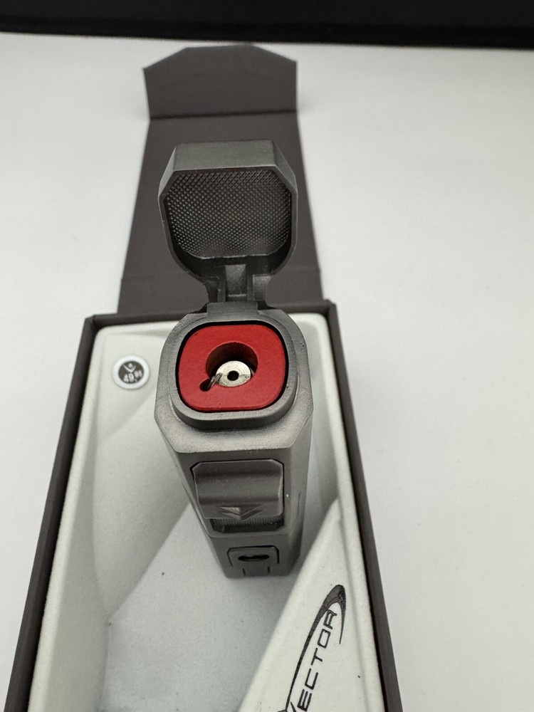 Vector Caliper - Single Large Jet Flame Torch Lighter - Gunmetal - New