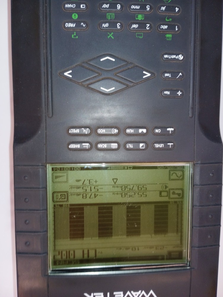 WAVETEK SDA-5000 Stealth Digital Analyzer Meter + CHARGER + CONNECTORS
