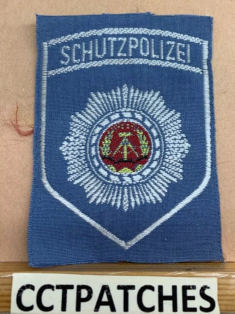 GERMAN SCHUTZ POLIZEI POLICE BLUE GERMANY SHOULDER PATCH