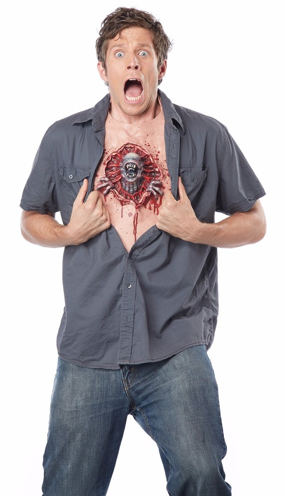 Alien Parasite Chest Costume Accessory