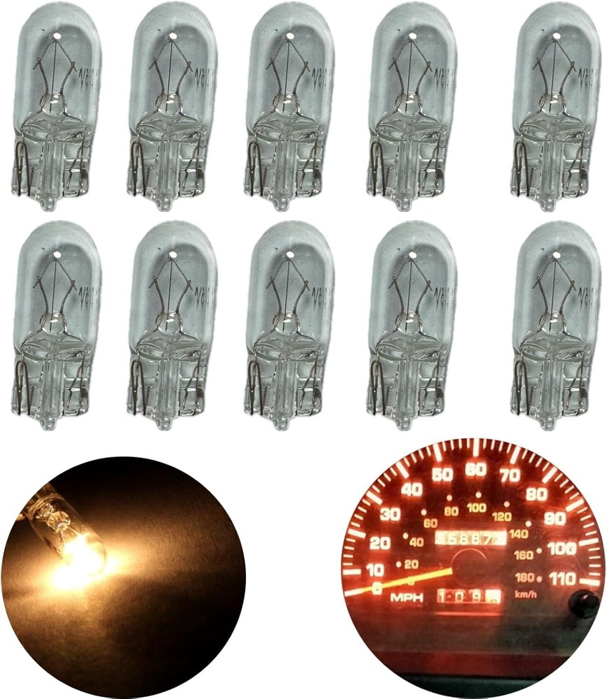 10Pack T10 194 168 LED Light Bulb 158 PC194 161 W5W 147 Halogen Instrument Panel