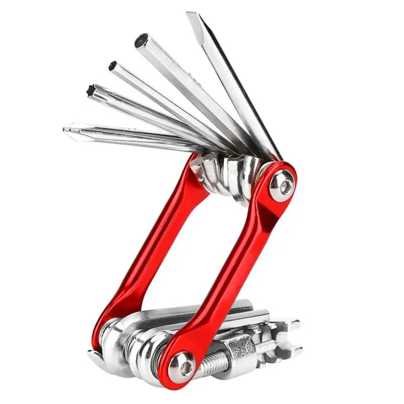 1PCS 6 - in - 1 Hex Nut Driver Folding Socket Wrench Multi - tool Set