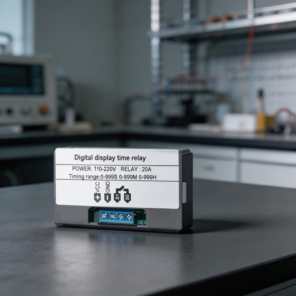 Cycle Timer Digital Delay Relay Programmable 110220V 20A with LED Display